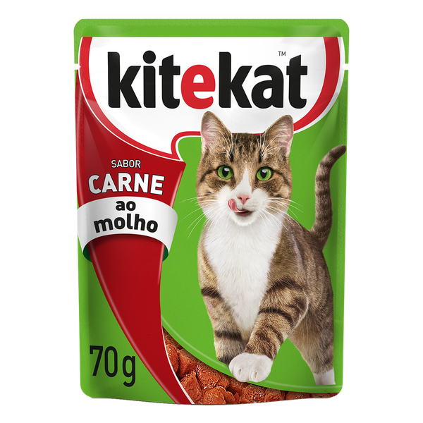 Ração Kitekat Adulto Sachê Carne 70g