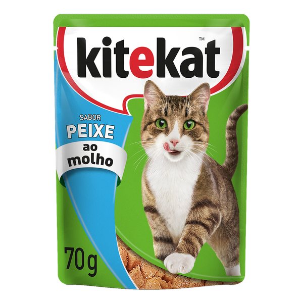 Ração Kitekat Adulto Sachê Peixe 70g