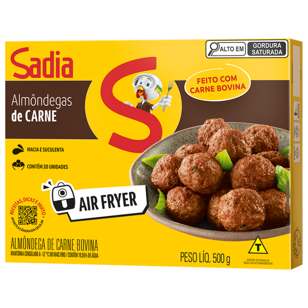 Almôndega Sadia Bovina 500g