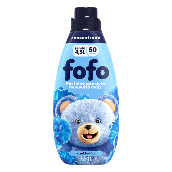 Amaciante Fofo Azul Tudao 1L