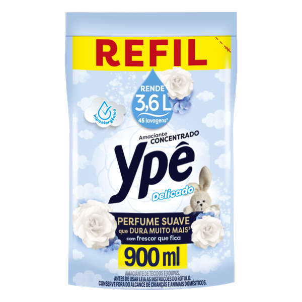Amaciante Ypê Concentrado Delicado 900ml