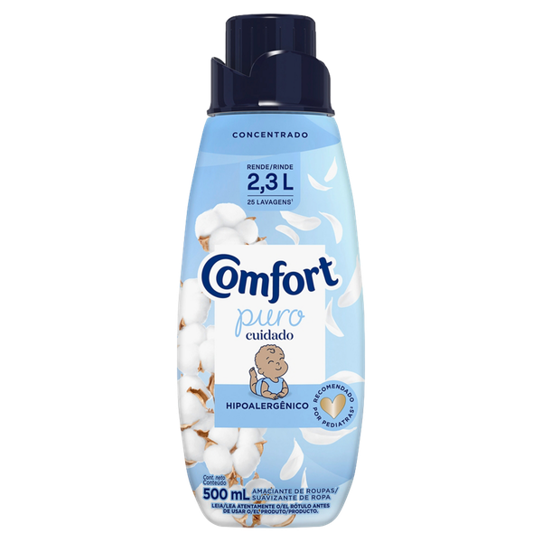 Amaciante Comfort Concentrado Puro Cuidado 500ml