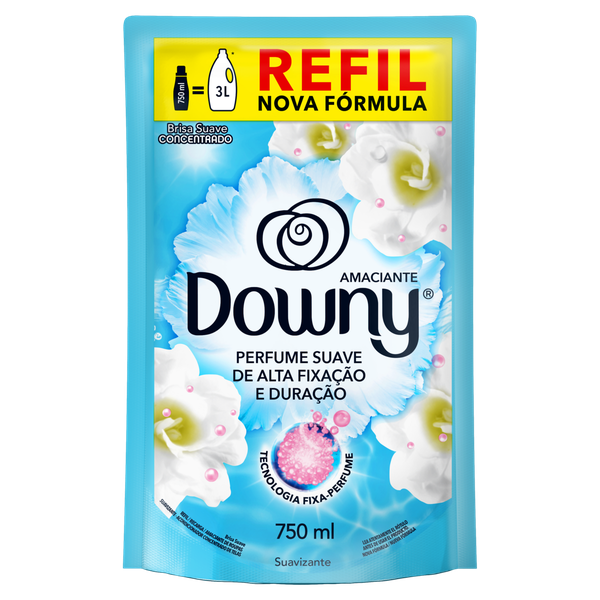 Amaciante Downy Concentrado Refil Brisa Suave 750ml