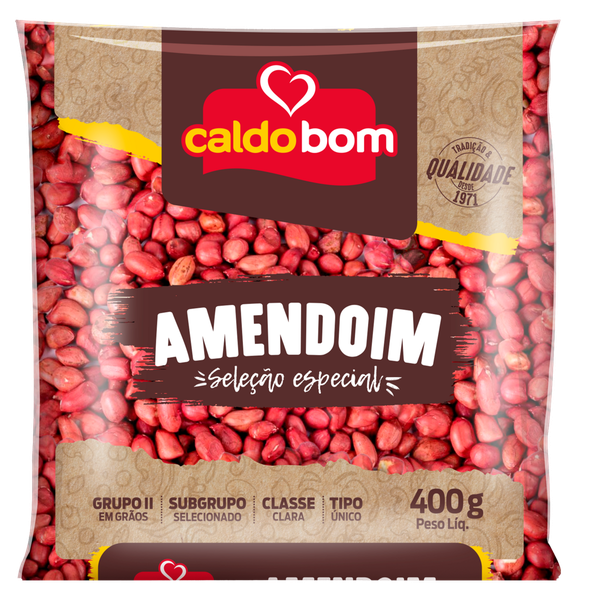 Amendoim Caldo Bom 400g