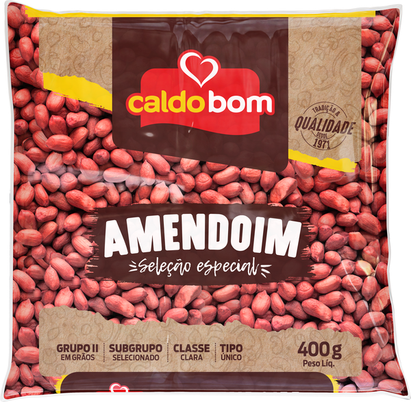 Amendoim Caldo Bom 400g