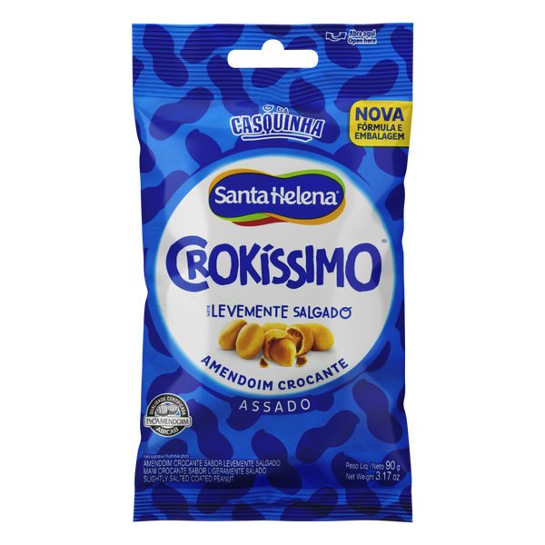 Amendoim Crokíssimo Levemente Salgado 90g