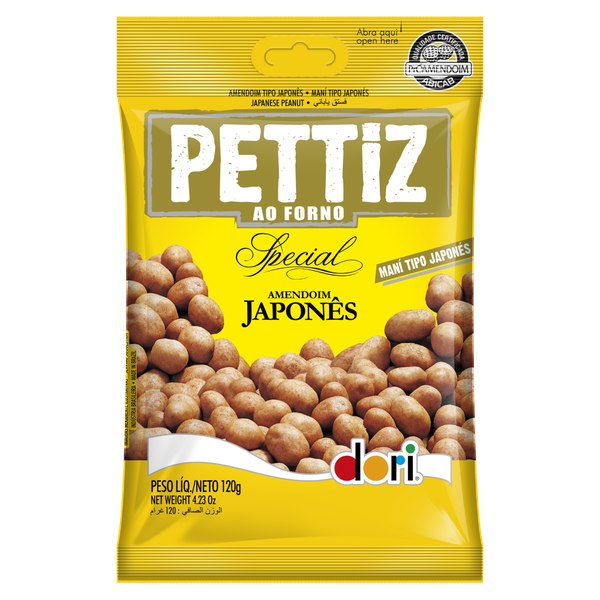 Amendoim Dori Pettiz Japonês Spec 120g