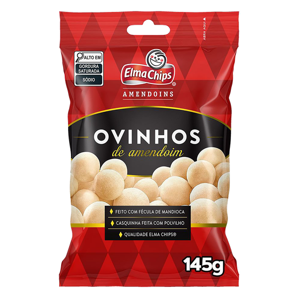 Amendoim Ovinho Elma Chips 145g
