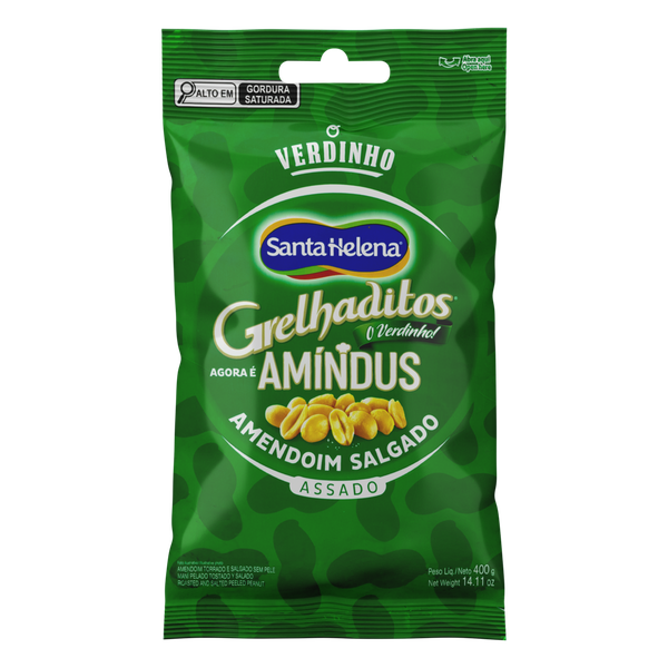 Amendoim Grelhaditos sem Pele 400g