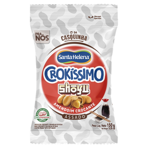 Amendoim Santa Helena Crokíssimo Shoyu 150g