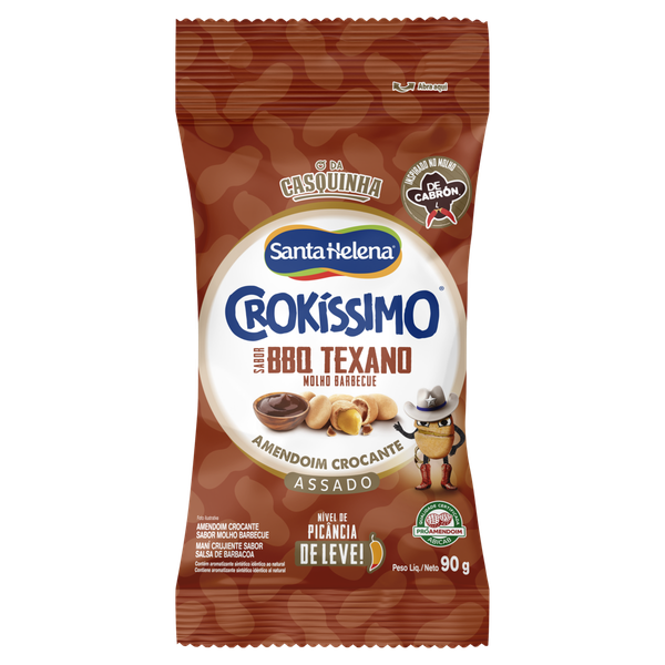 Amendoim Santa Helena Crokíssimo Bbq Texano 90g