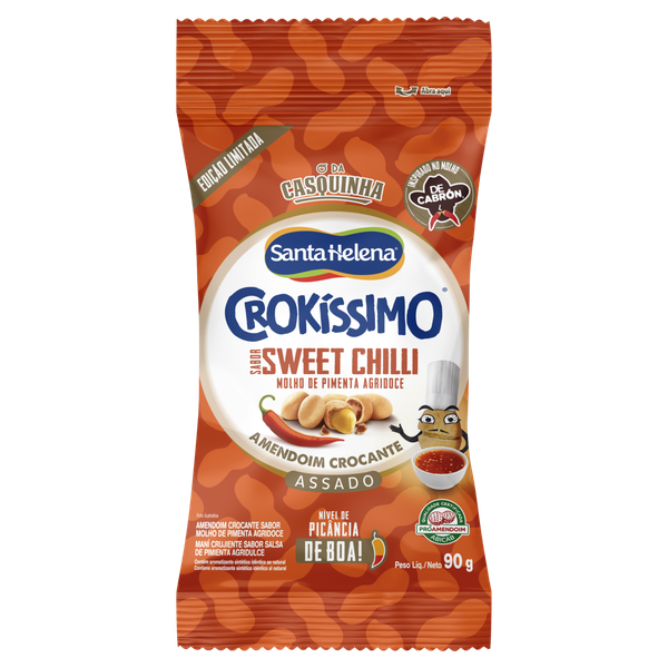 Amendoim Santa Helena Crokíssimo Sweet Chilli 90g