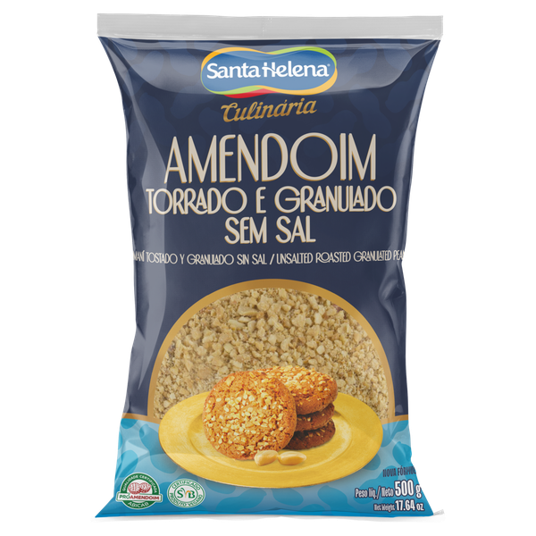 Amendoim Santa Helena Granulado 500g