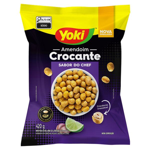 Amendoim Yoki Crocante Sabor do Chef 420g