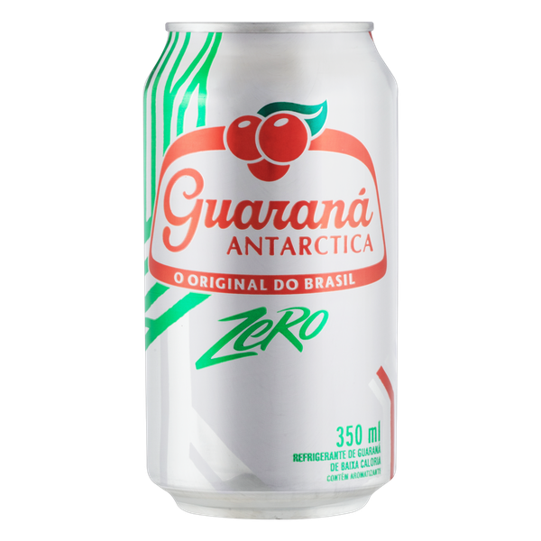 Refrigerante Guaraná Zero Antarctica Lata 350ml
