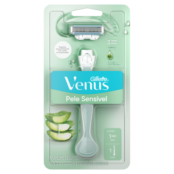 Aparelho de Barbear Venus Sensível Gillette 1 Unidade