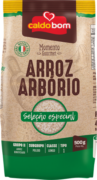 Arroz Arboreo Caldo Bom Gourmet 500g