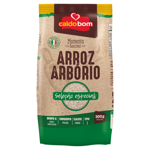 Arroz Arbóreo Gourmet Caldo Bom 500g