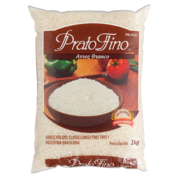 Arroz Branco Longo Fino Tipo 1 Prato Fino 1kg