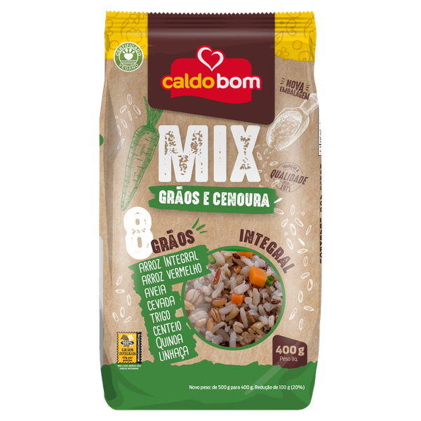 Arroz Gourmet Caldo Bom Mix de Gr Cen 500g