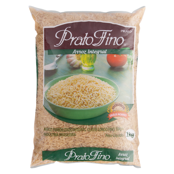 Arroz Integral Prato Fino Tipo 1 1kg
