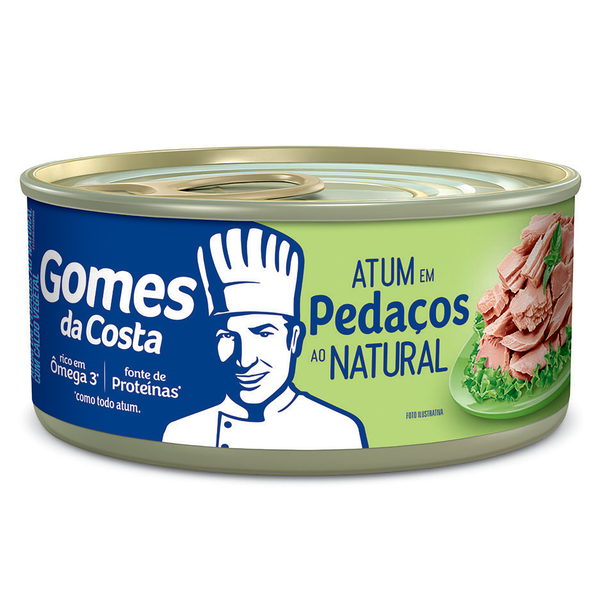 Atum Gomes da Costa Pedaços Natural 170g