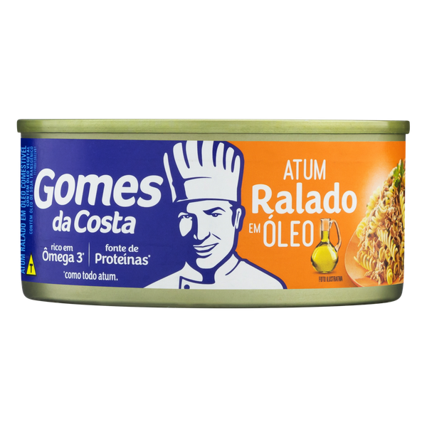 Atum Gomes da Costa Ralado em Óleo 170g