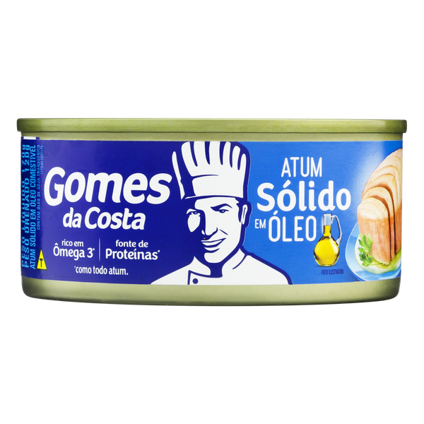 Atum Gomes da Costa Sólido em Óleo 170g