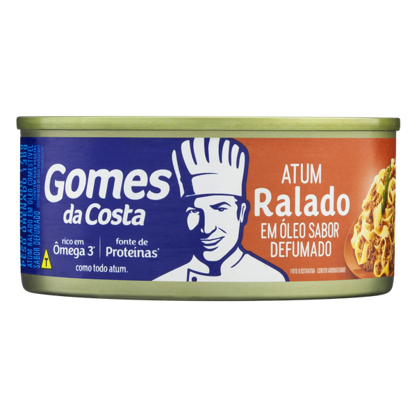 Atum Gomes da Costa Ralado em Óleo Defumado 170g