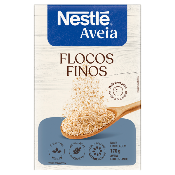 Aveia Nestlé Flocos Finos 170g