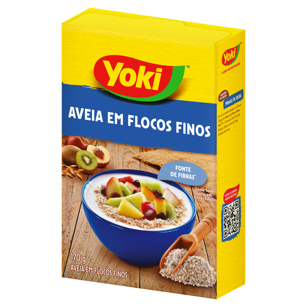 Aveia Yoki Flocos Finos 170g