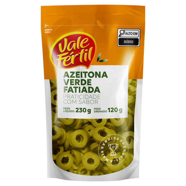 Azeitona Vale Fértil Doypack Fatiada 120g