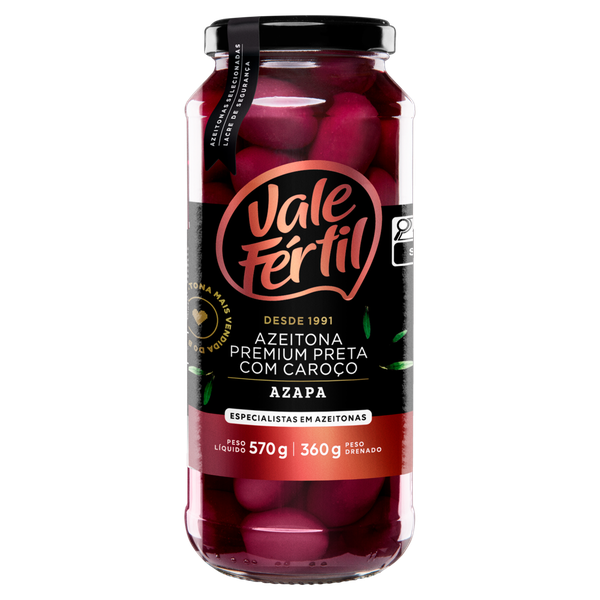 Azeitona Vale Fértil Azapa 360g