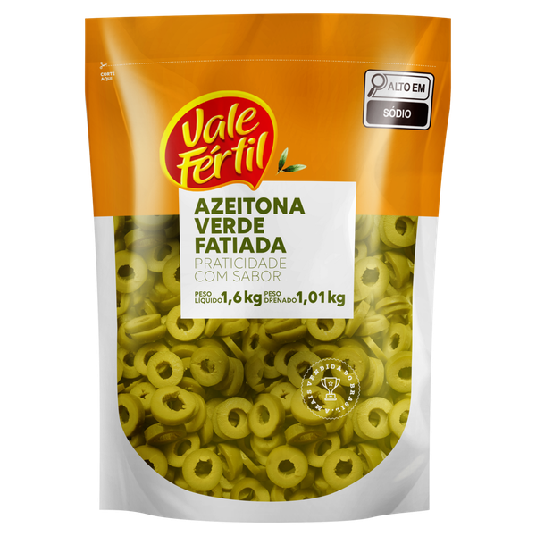 Azeitona Vale Fértil Doypack Fatiada 1,01kg