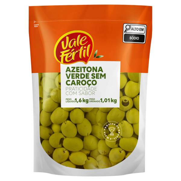 Azeitona Vale Fértil Doypack sem Caroço 1,01kg