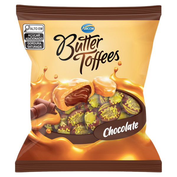 Bala Arcor Butter Toffees Chocolate 400g