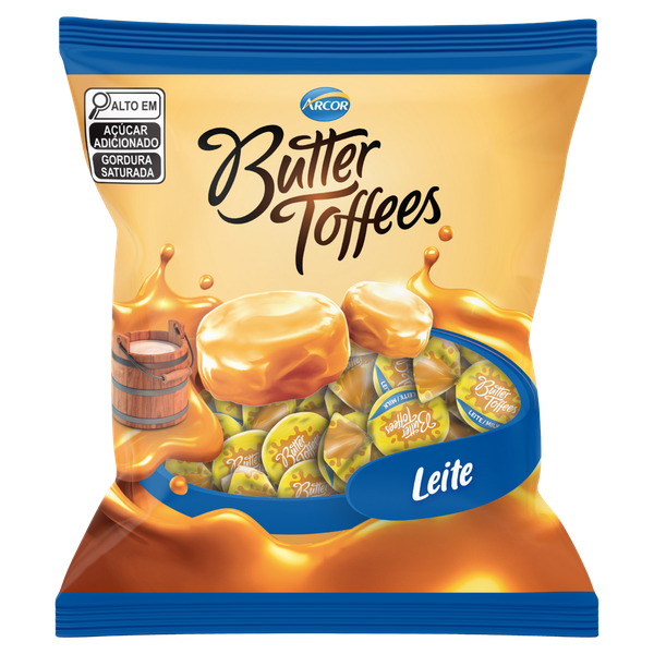 Bala Arcor Butter Toffees Leite 400g