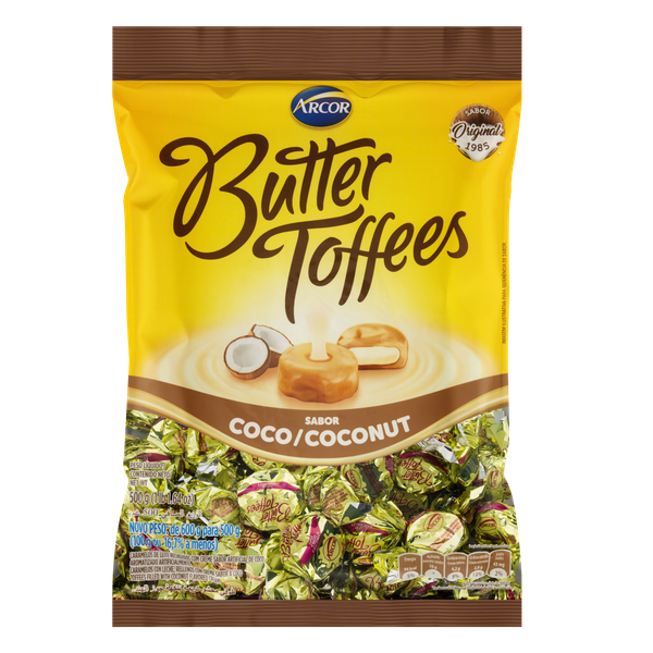 Bala Butter Toffees Coco 500g