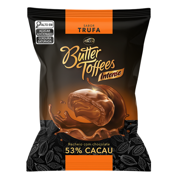 Bala Butter Toffees 53% Cacau Trufa 90g