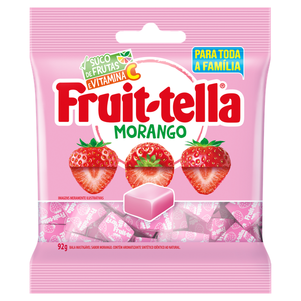 Bala Fruittella Mast Morango 92g