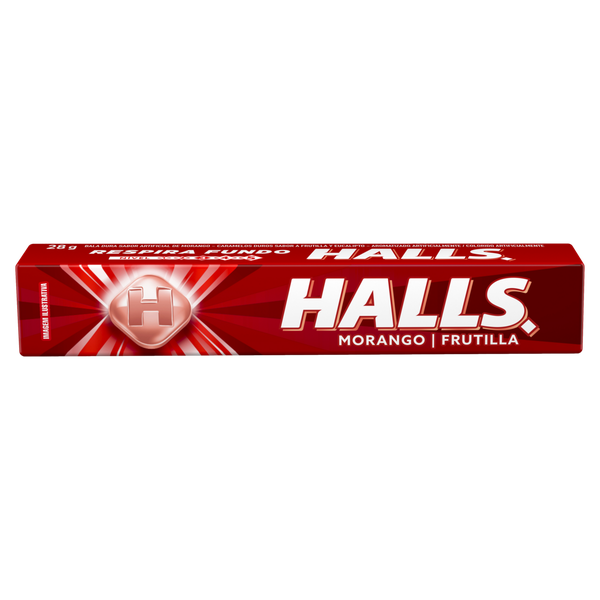 Drops Halls Morango 28g