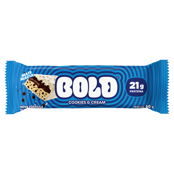 Barra Proteína Bold Cookies & Cream 60g