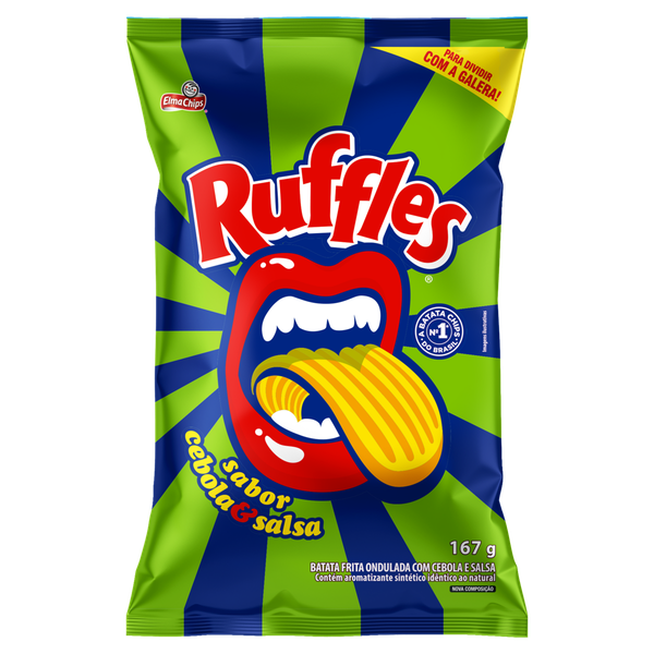 Batata Chips Ruffles Cebola e Salsa 167g