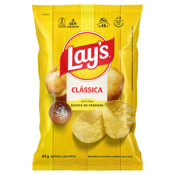 Batata Chips Lay's Clássica 183g
