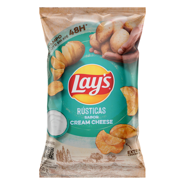 Batata Chips Lay's Cream Cheese 68g