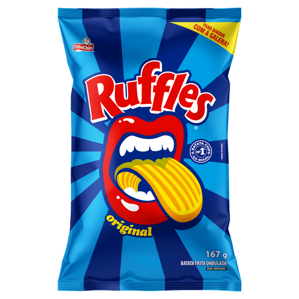Batata Chips Ruffles Original 167g