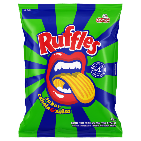 Batata Chips Ruffles Cebola e Salsa 33g