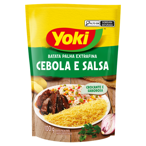 Batata Palha Yoki Extra Fina Cebola Salsa 100g