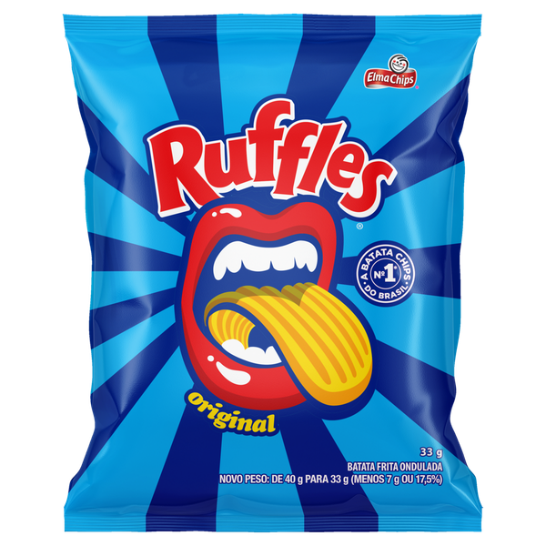 Batata Ruffles Sal 33g