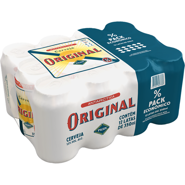 BEB CERVEJA ORIGINAL LT 12X350ML